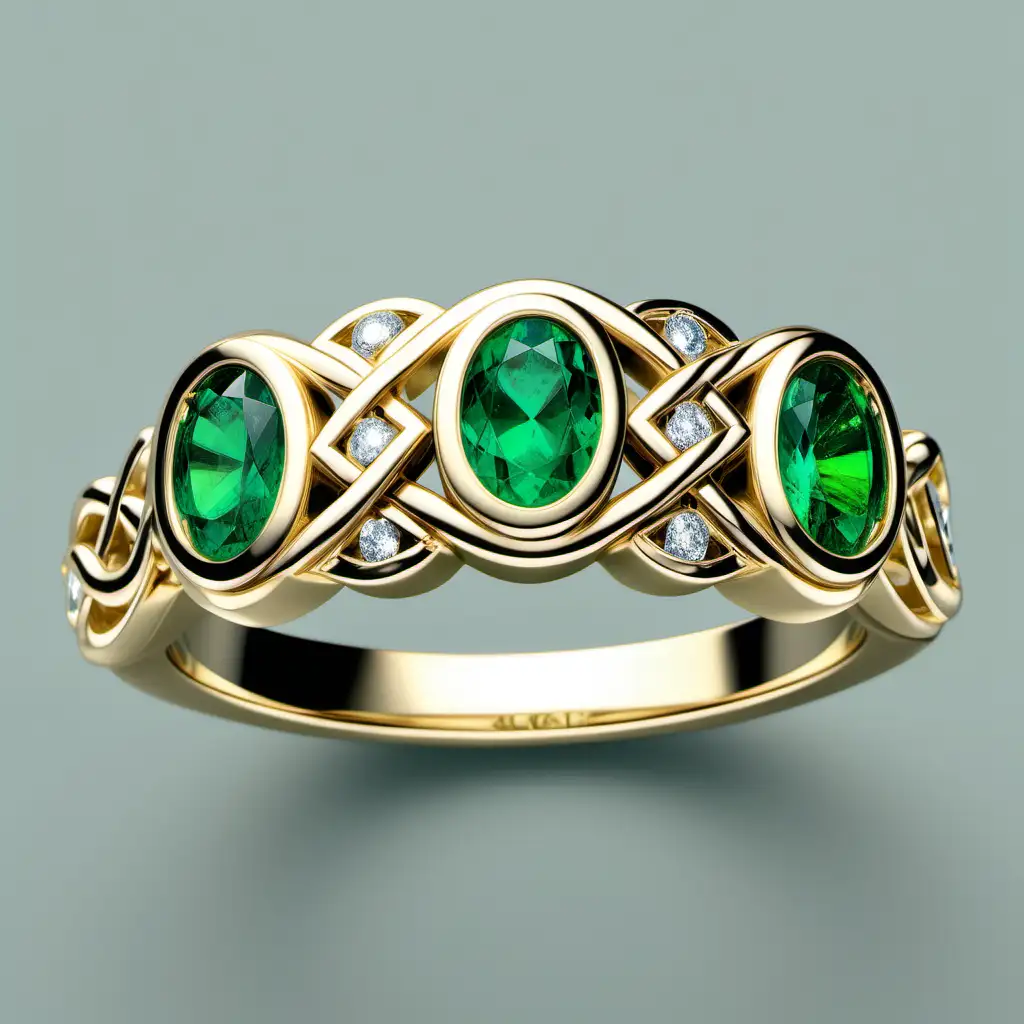 Emerald Crystal Celtic Jewelry – Celtic Crystal Design Jewelry