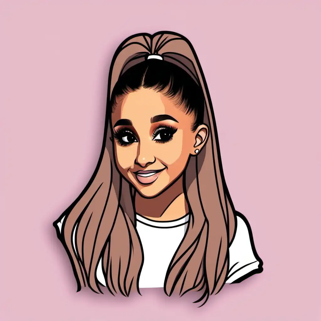 cartoon ariana grande icon