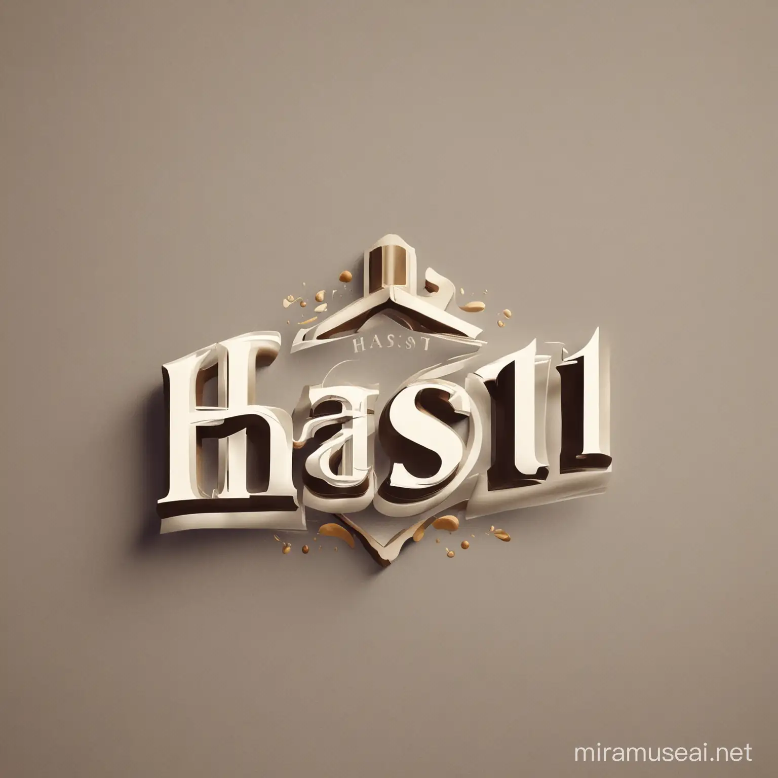 Vintage Hasti Logo Design with Timeless Elegance