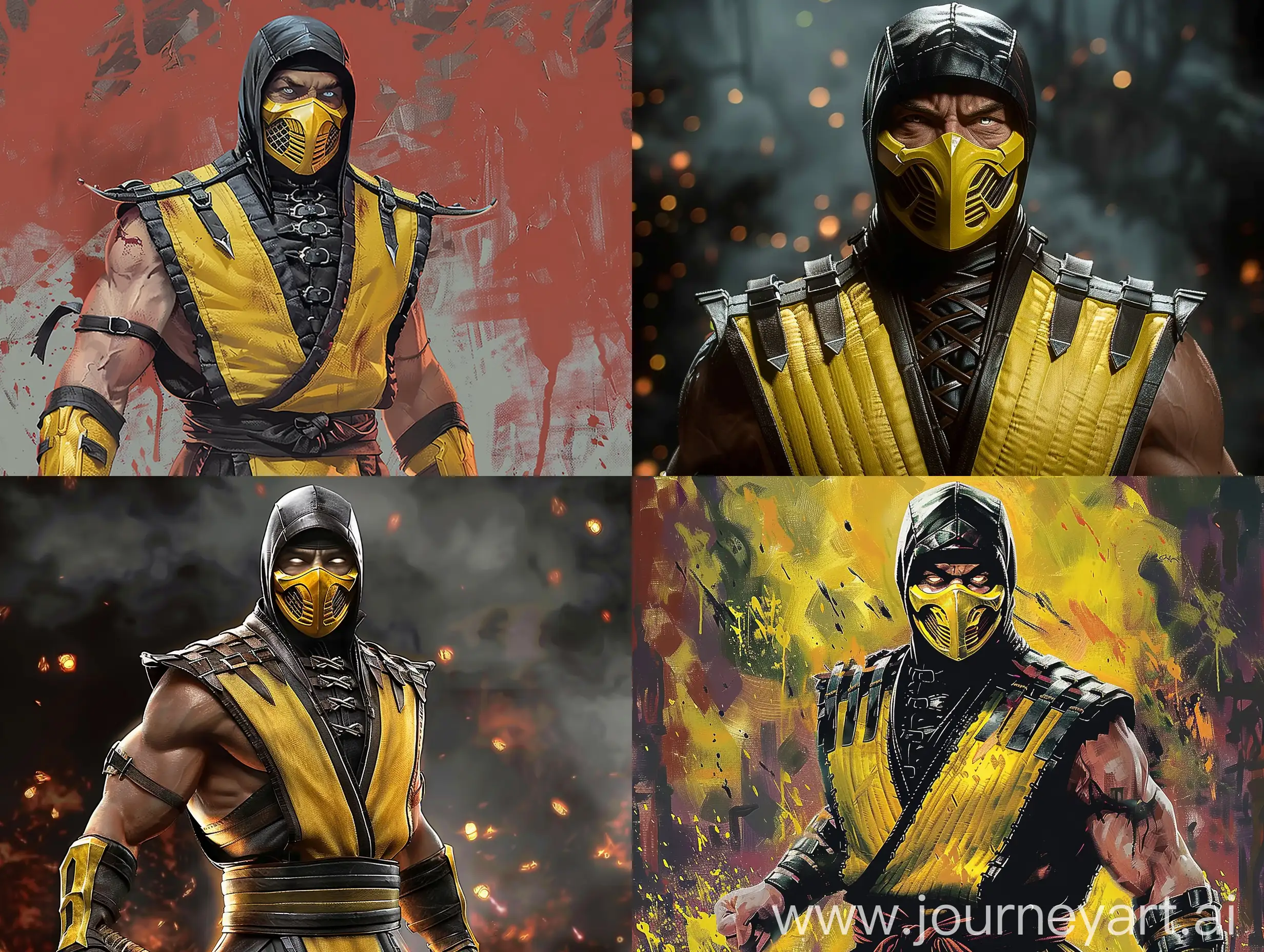 Scorpion-from-Classic-Mortal-Kombat-in-Action