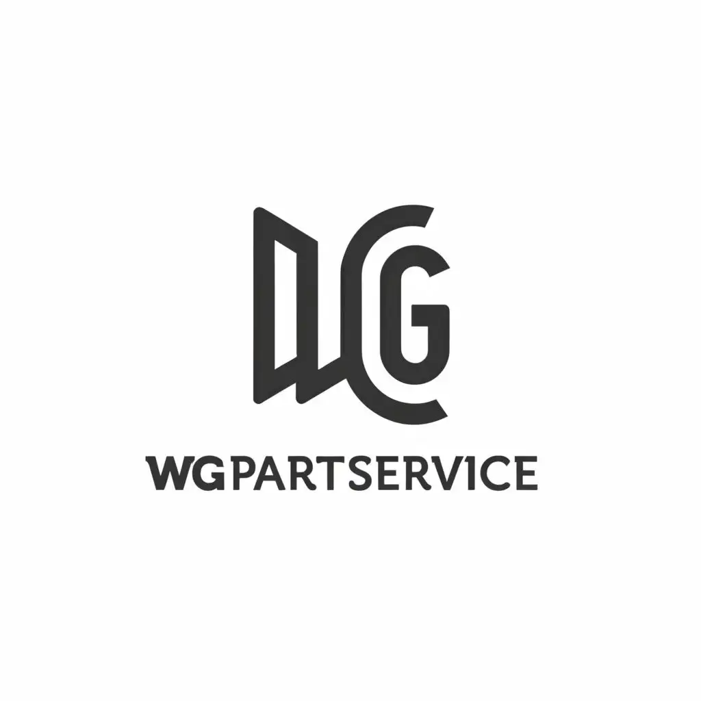 LOGO-Design-for-WG-Partyservice-Modern-Bold-WG-Monogram-with-Elegant-Simplicity