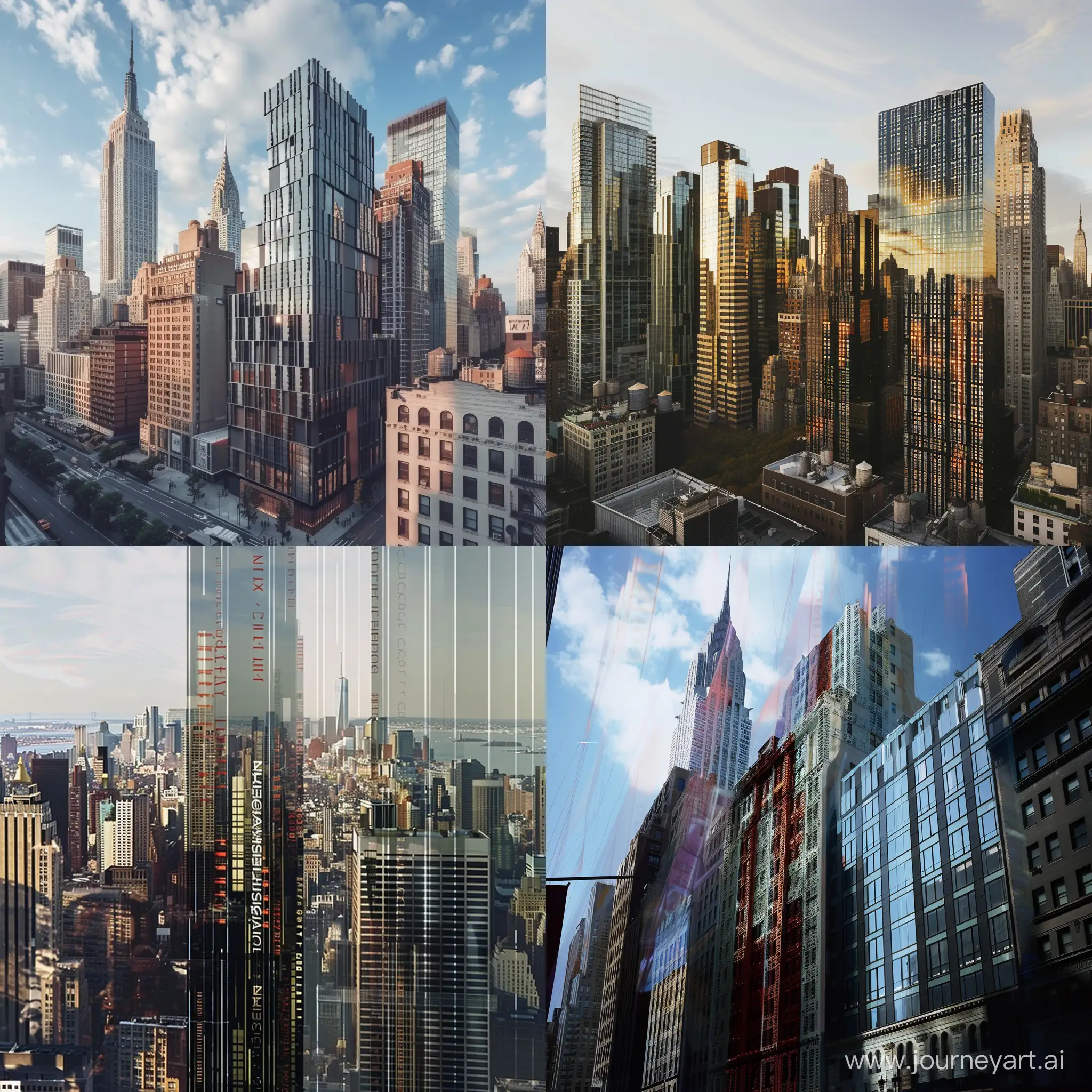 New-York-City-Barcode-Buildings-Urban-Skyscrapers-with-Distinctive-Facades