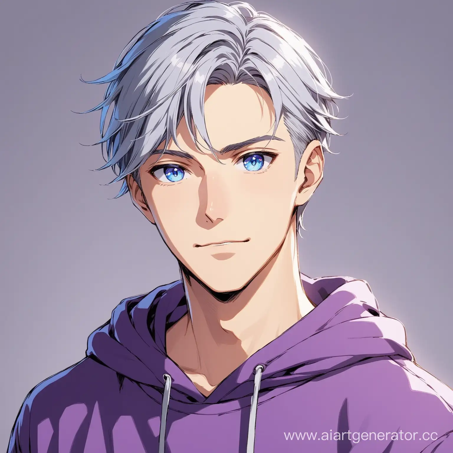 GrayHaired-Man-in-Vibrant-Purple-Sweatshirt-with-Piercing-Blue-Eyes