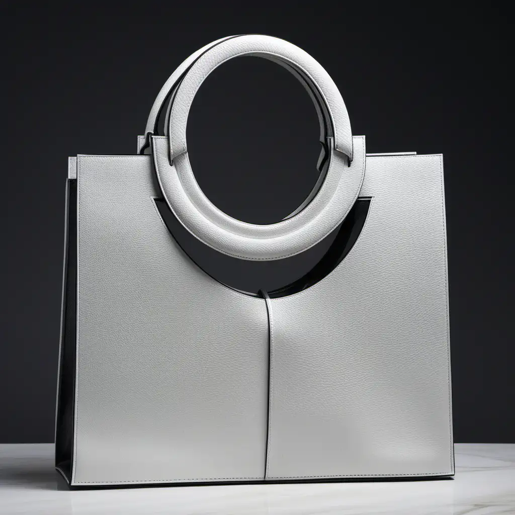 Elegantly Crafted Luxury Bag with Contemporary Architectural Inspiration