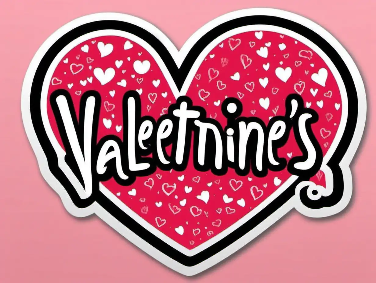 Personalized Valentines Day Sticker Set for Customized Romantic Gifts