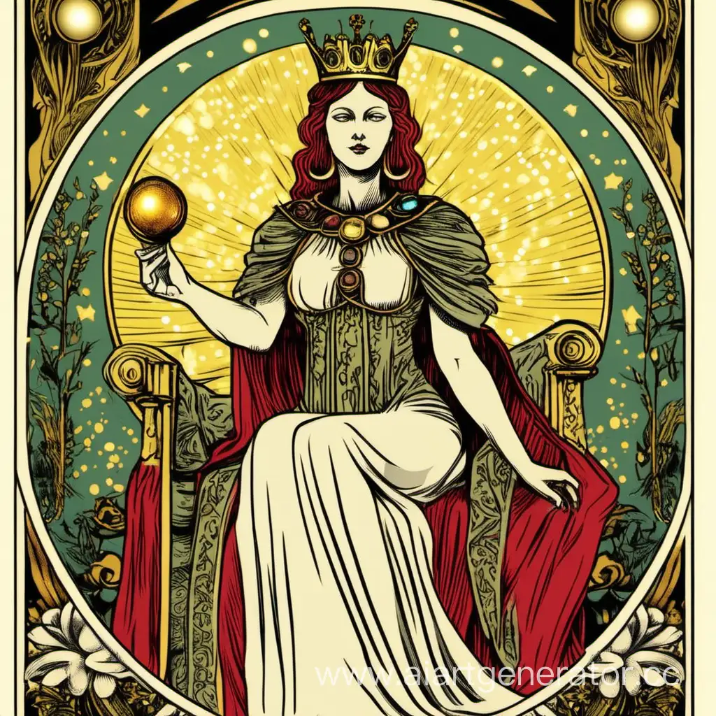 Empress-Tarot-Card-with-Floral-Majesty-and-Feminine-Wisdom