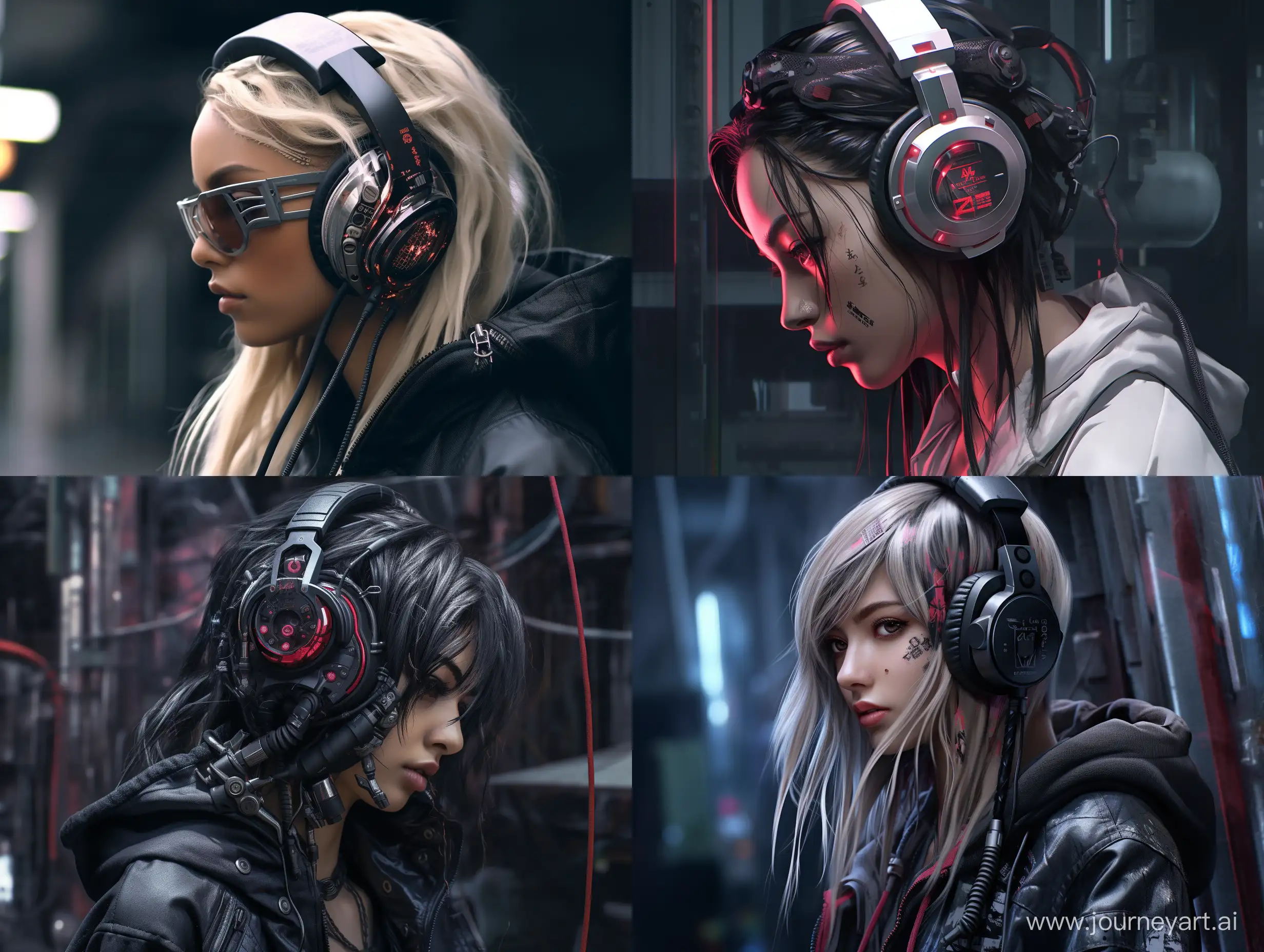 cyberpunk headphones