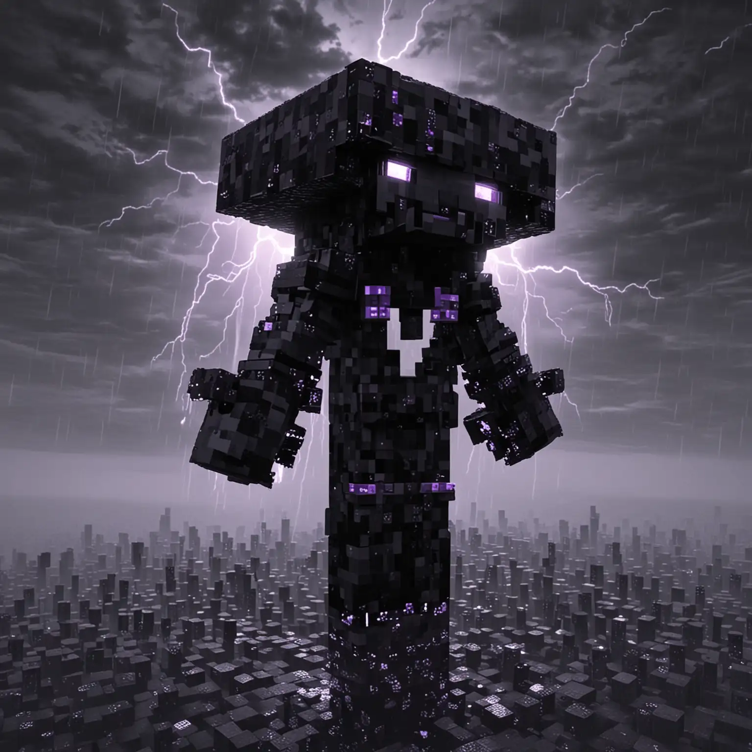 Epic Battle Against the Black Minecraft Wither Storm