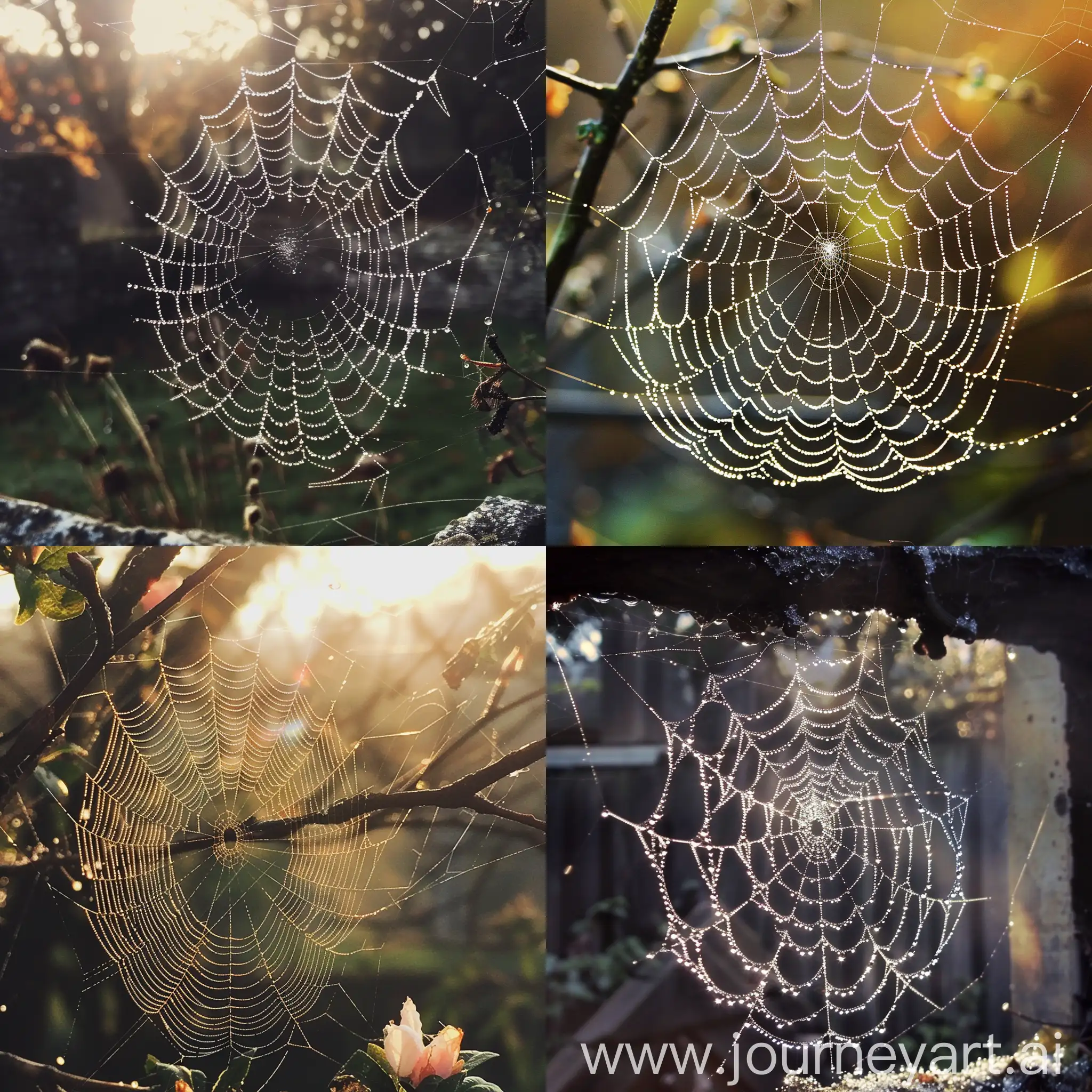 Intricate-Spider-Web-Beauty-A-Captivating-Natural-Masterpiece