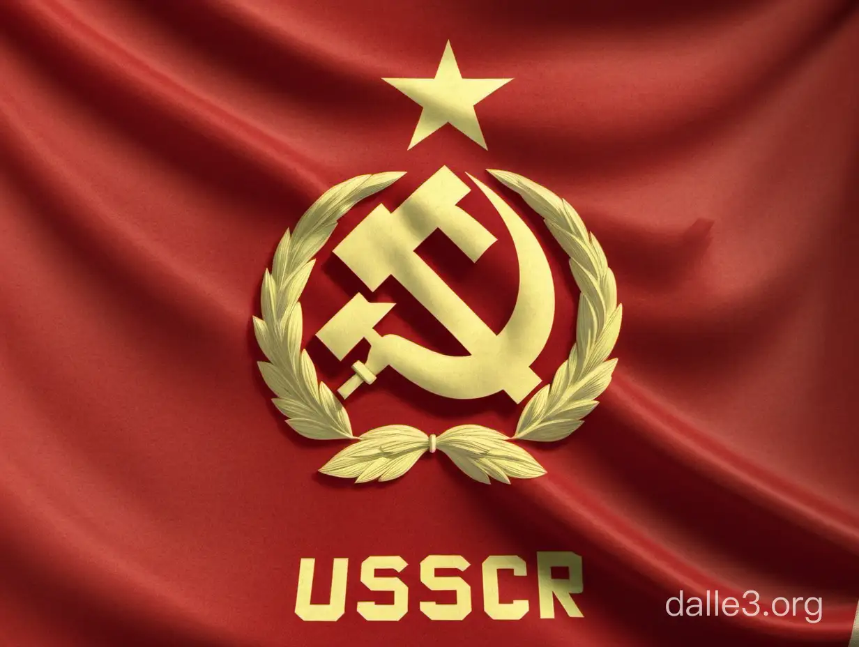 Historical Symbolism German Swastika on the Flag of the USSR | Dalle3 AI