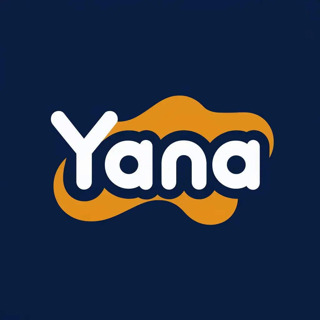 logo, Unique shape, with the text "Yana", typography, be used in Entertainment industry