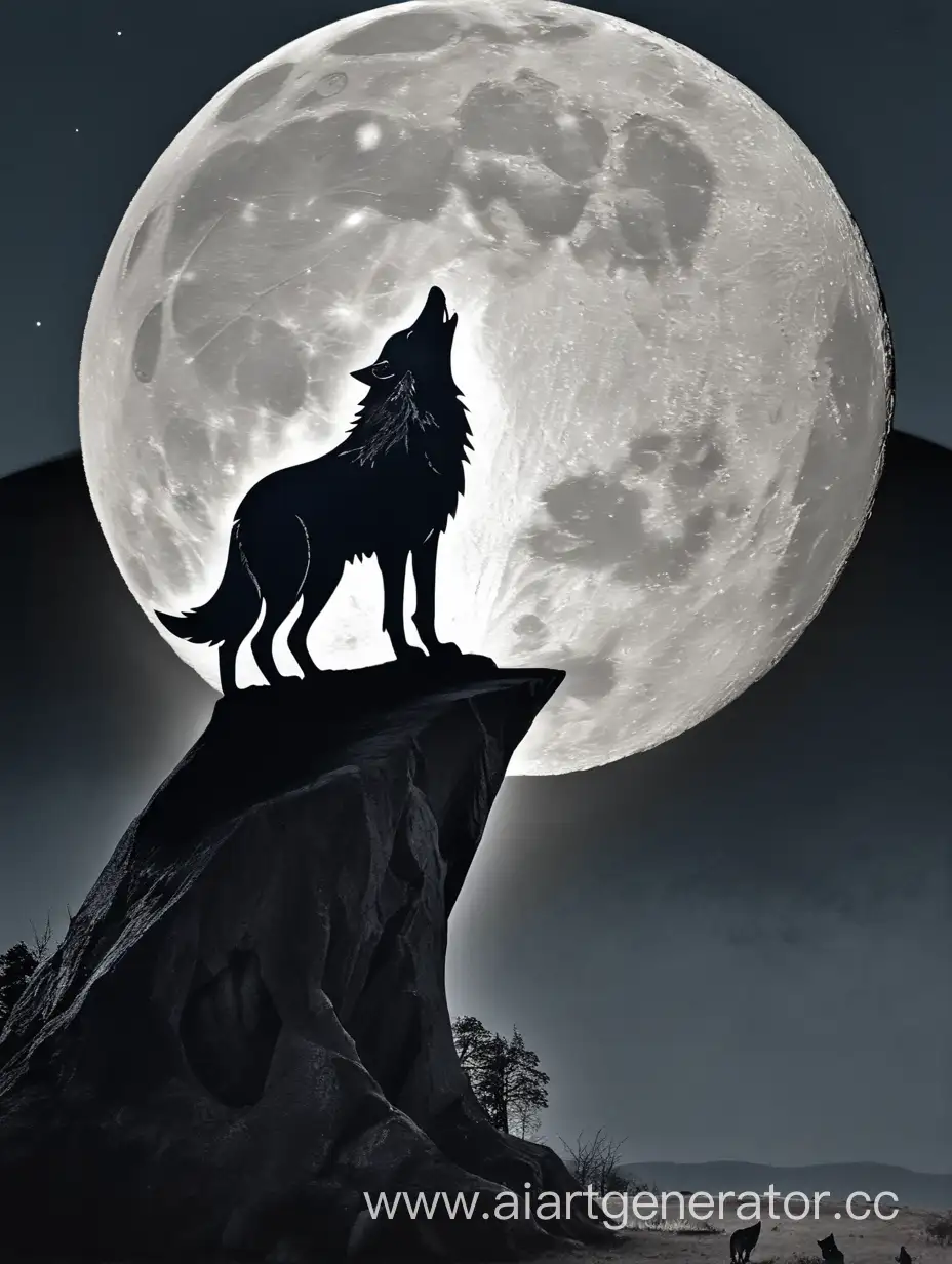 Majestic-Wolf-Gazing-at-the-Moon