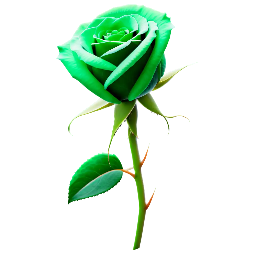 Exquisite-Green-Rose-PNG-Unveiling-the-Beauty-of-Nature-in-HighQuality-Format