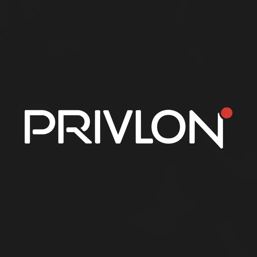 LOGO-Design-For-Privlon-Bold-Black-Typography-for-the-Finance-Industry