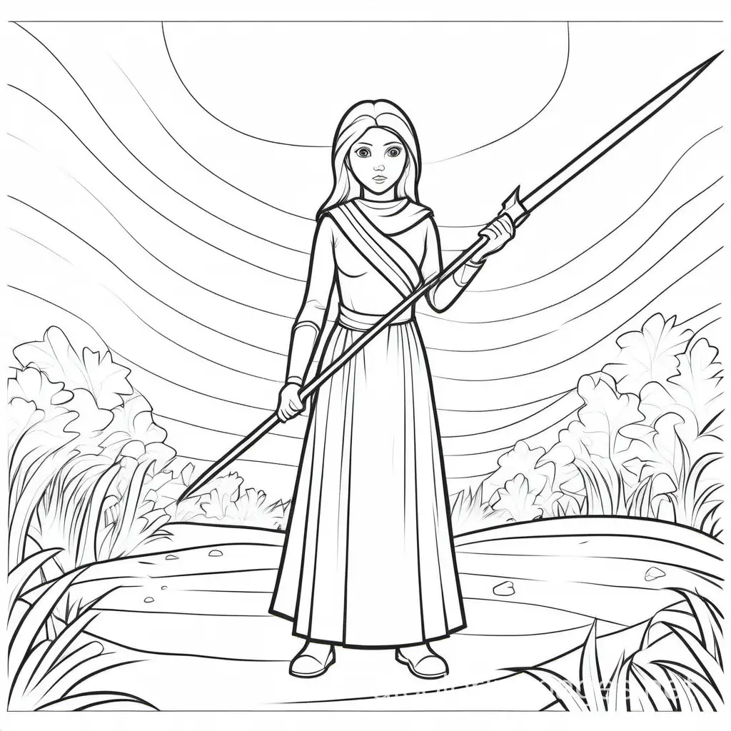 being threatened
, Coloring Page, black and white, line art, white background, Simplicity, Ample White Space. The background of the coloring page is plain white to make it easy for young children to color within the lines. The outlines of all the subjects are easy to distinguish, making it simple for kids to color without too much difficulty