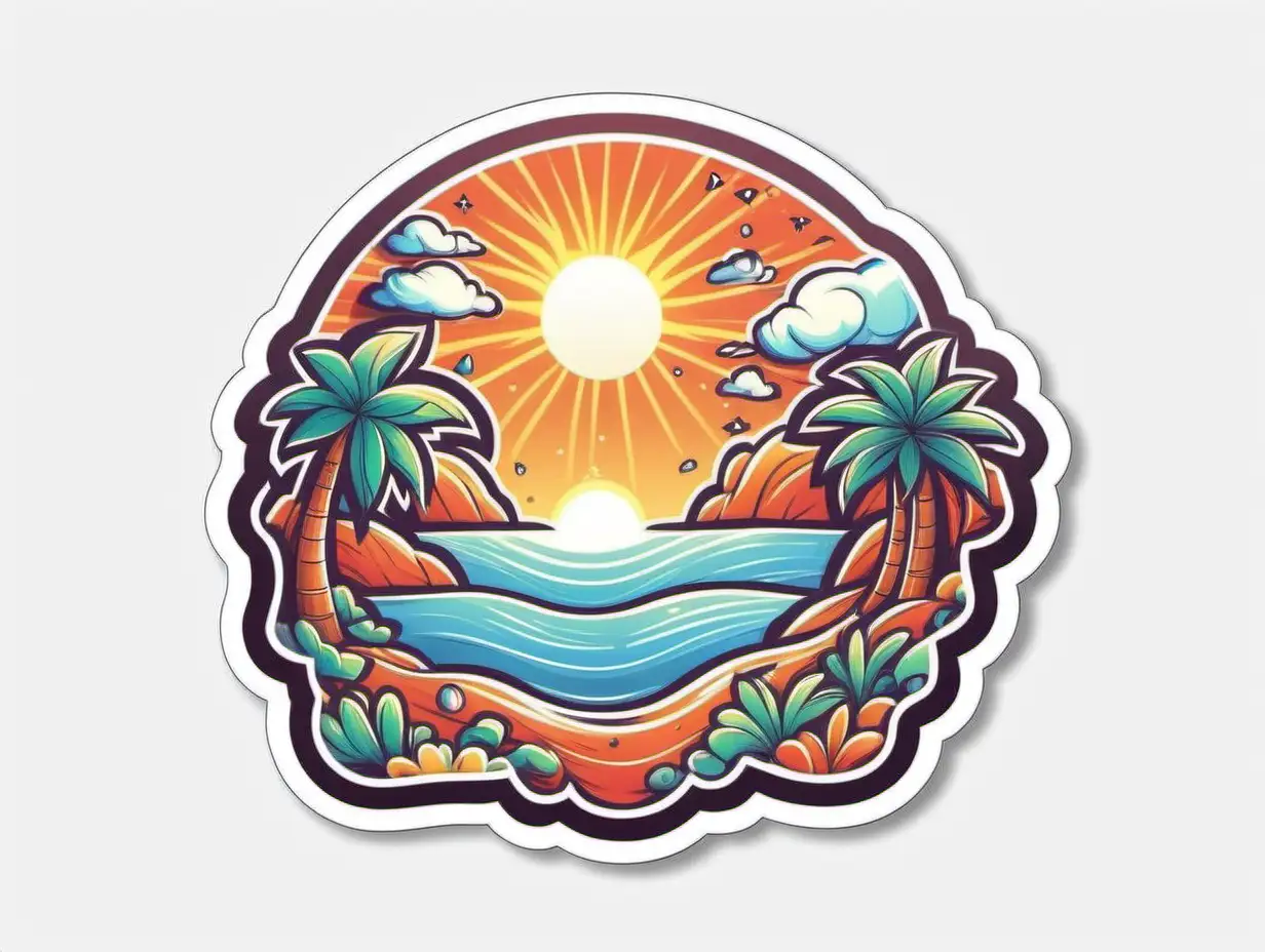 Blissful AGay47 Sticker in Matte Art Toy Style on White Background