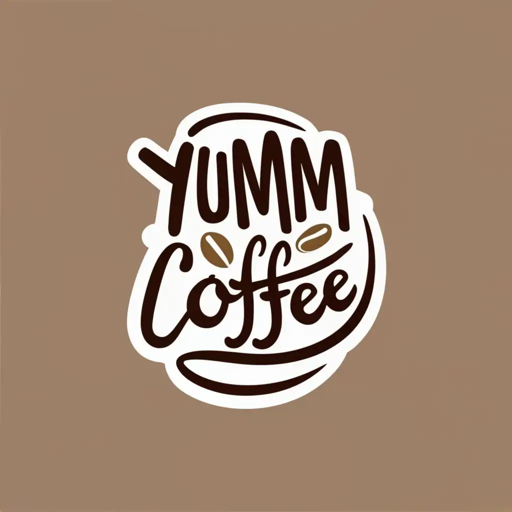 logo, Coffee, with the text "Yumm Cofee", typography, be used in Restaurant industry