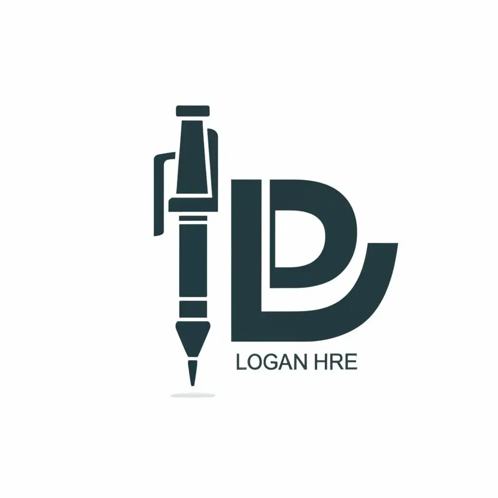 LOGO-Design-For-Tech-Innovations-Futuristic-PEN-with-LD-Typography