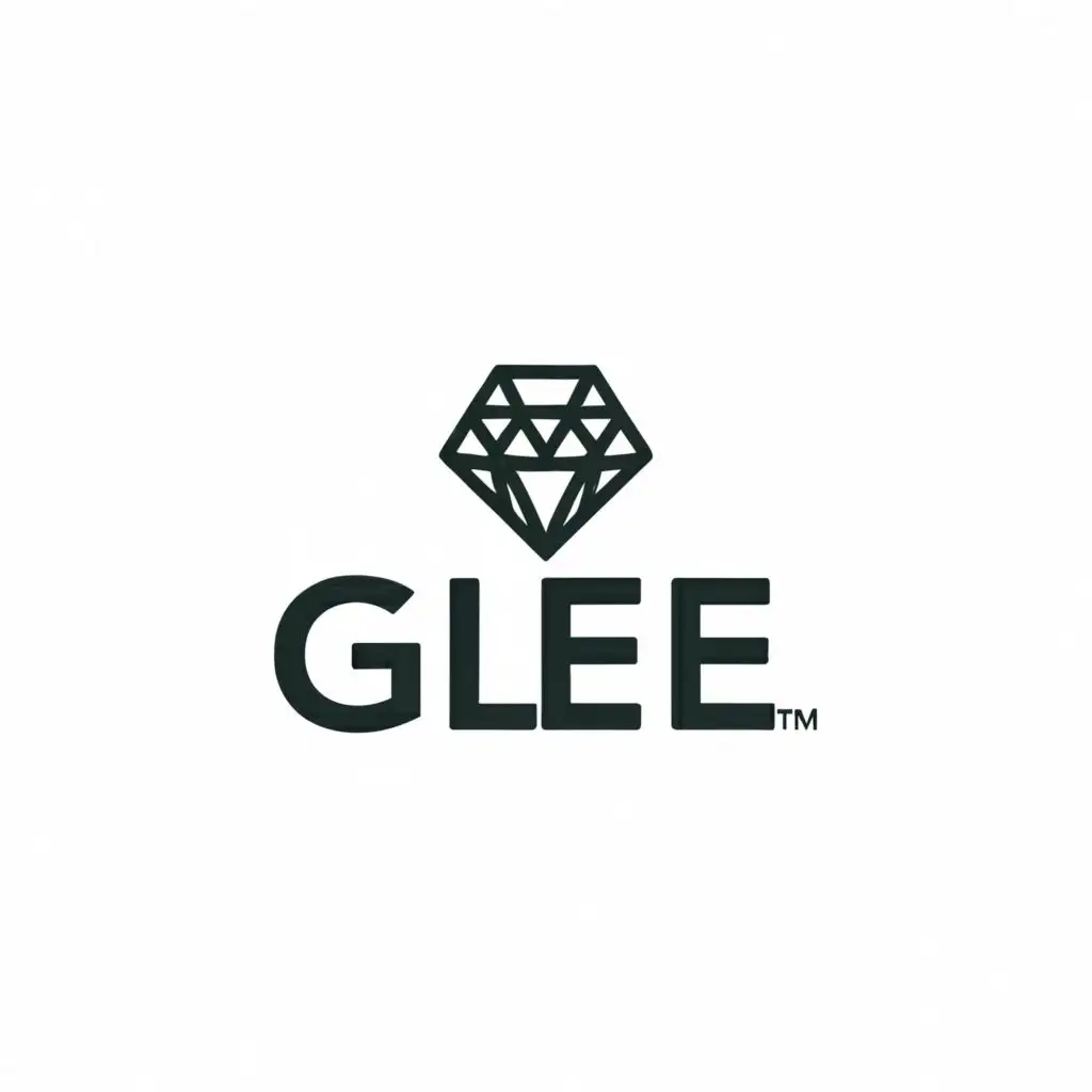 a logo design,with the text "Glee", main symbol:Luxury,Moderate,be used in Internet industry,clear background