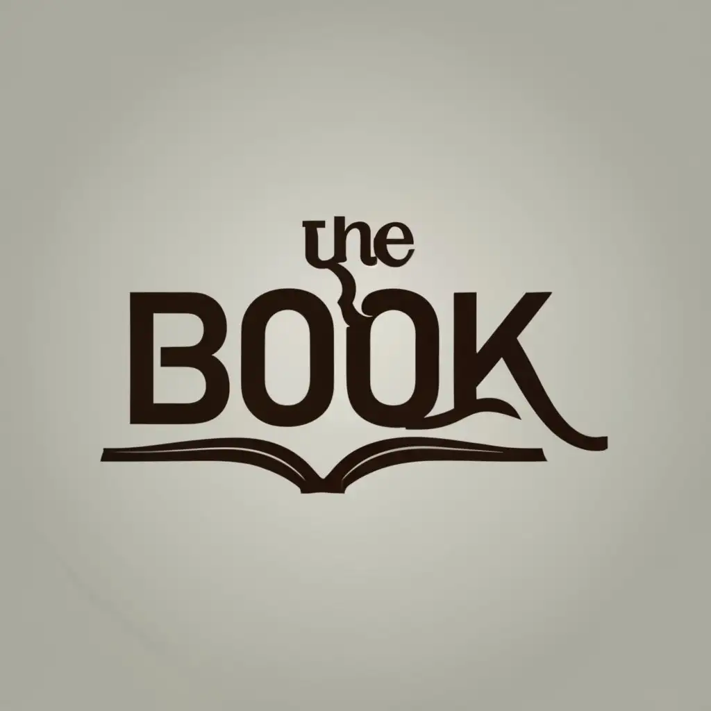 logo, make a logo for book webpage named TheBook, with the text "TheBook", typography, be used in Education industry