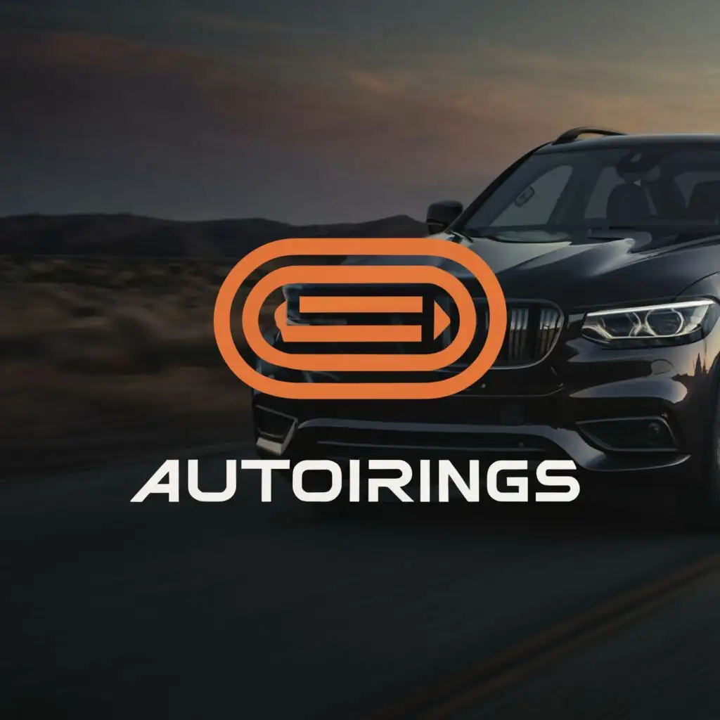 a logo design,with the text "Autorings", main symbol:hieroglyphs new cars sales from China,Moderate,be used in Automotive industry,clear background