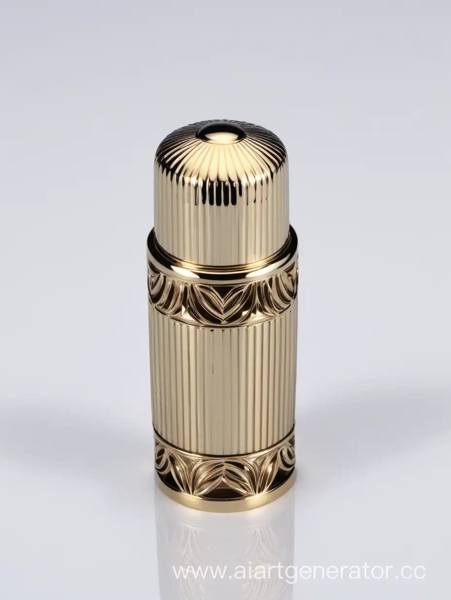 Zamac-Perfume-Ornamental-Long-Cap-with-LINES-Metallizing-Finish