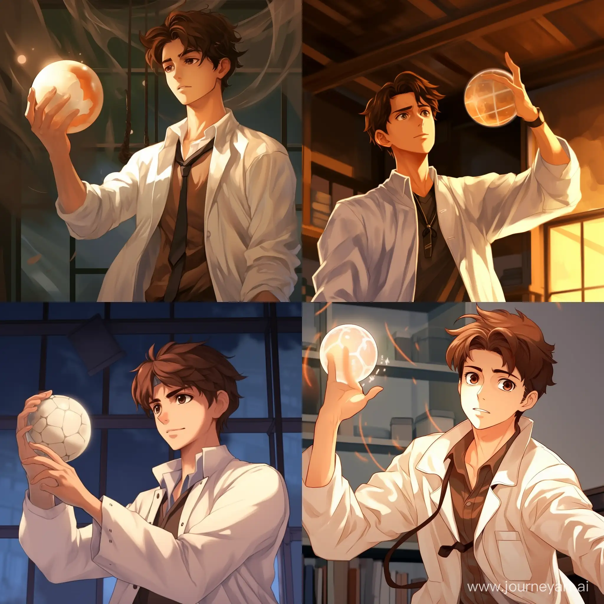 Anime-Scientist-Manipulating-Levitating-Ball