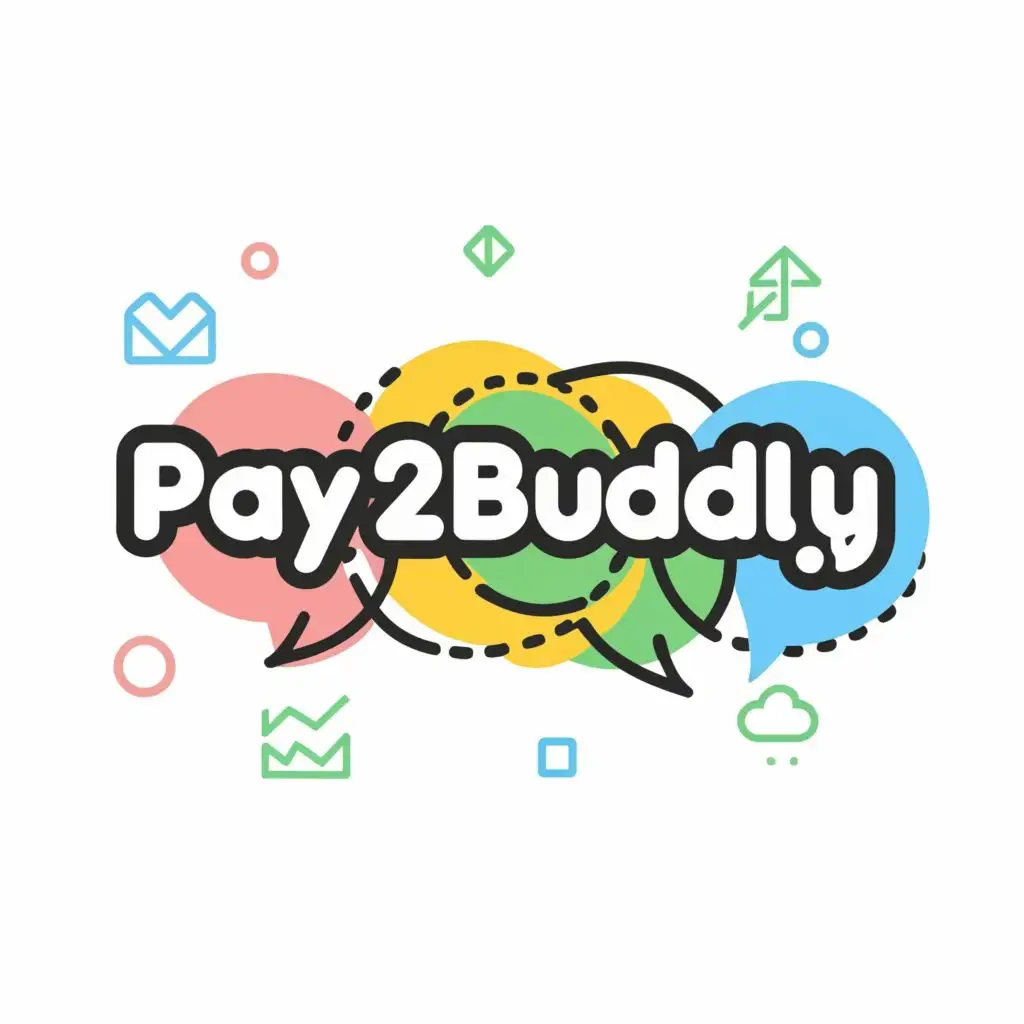 logo, job seekers, with the text "Pay2Buddy", typography, be used in Internet industry
