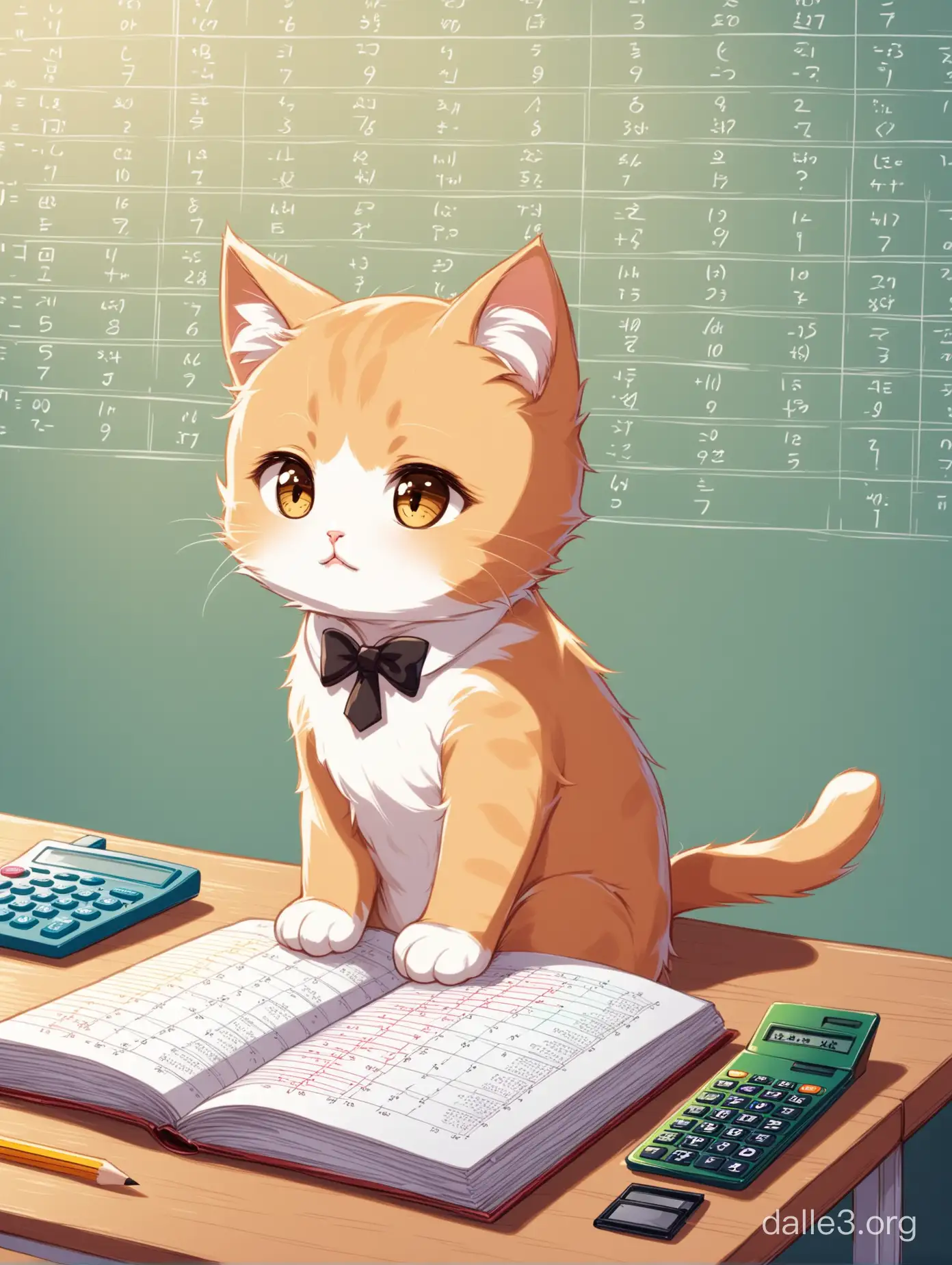 Beware The Mathe Kitten'S Cunning Calculations! - 65r446d