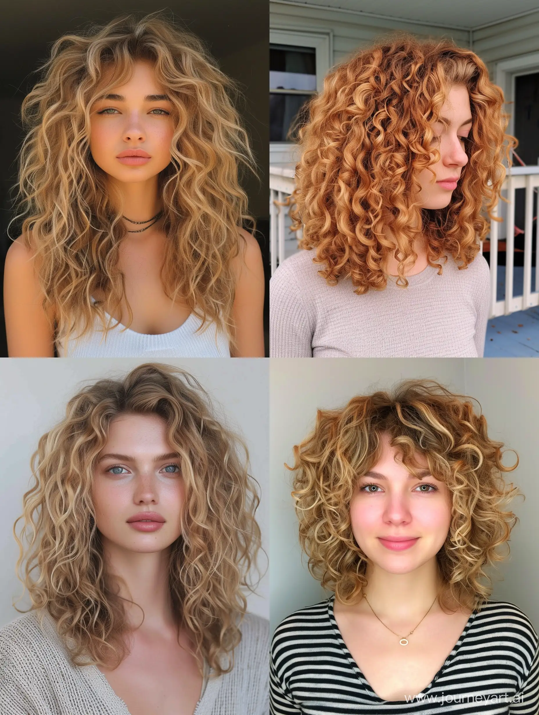 Trendy Blonde Curly Haircuts for Spring 2024 JourneyArt