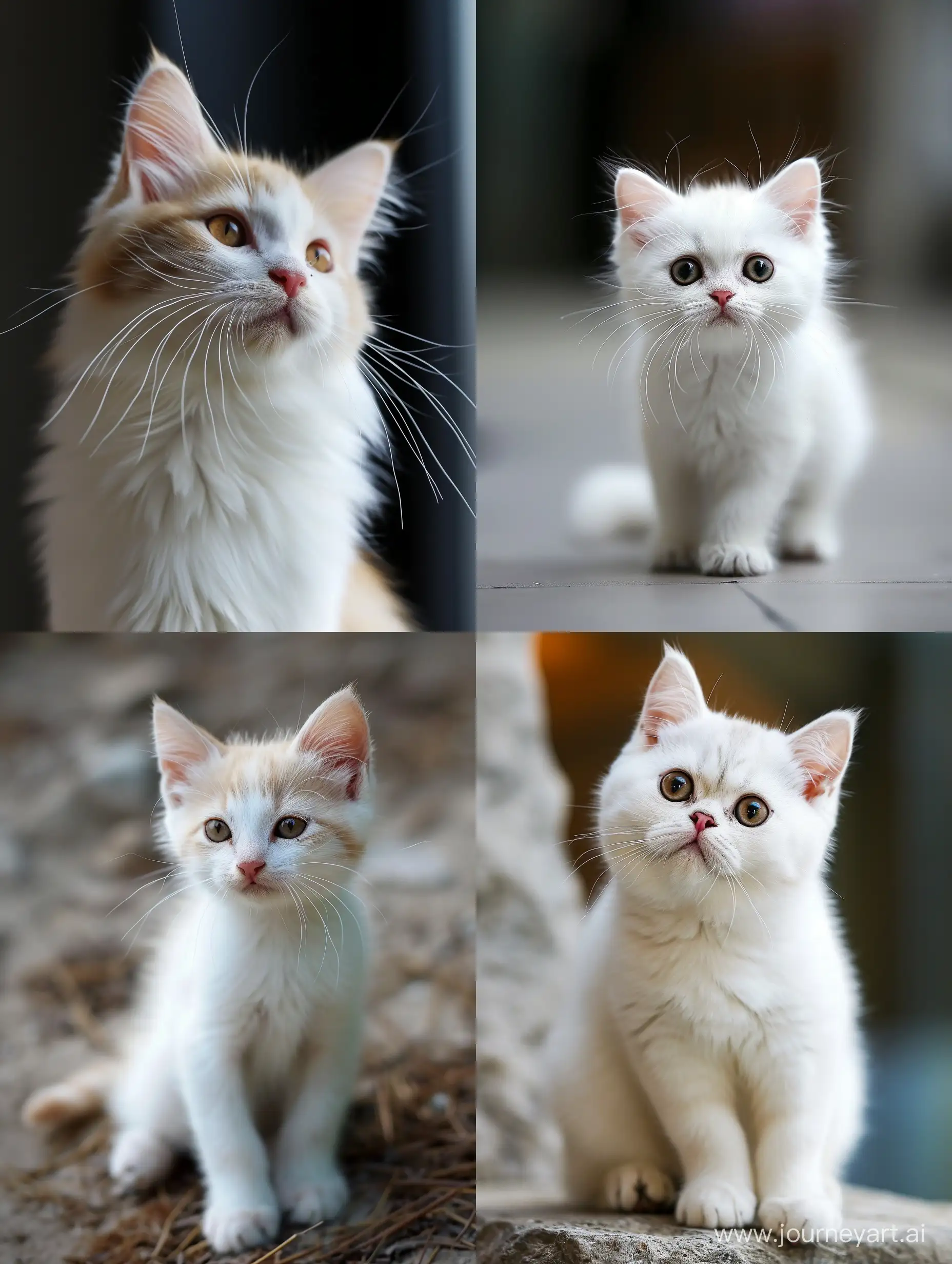 Adorable-White-Cat-with-a-Playful-Vibe
