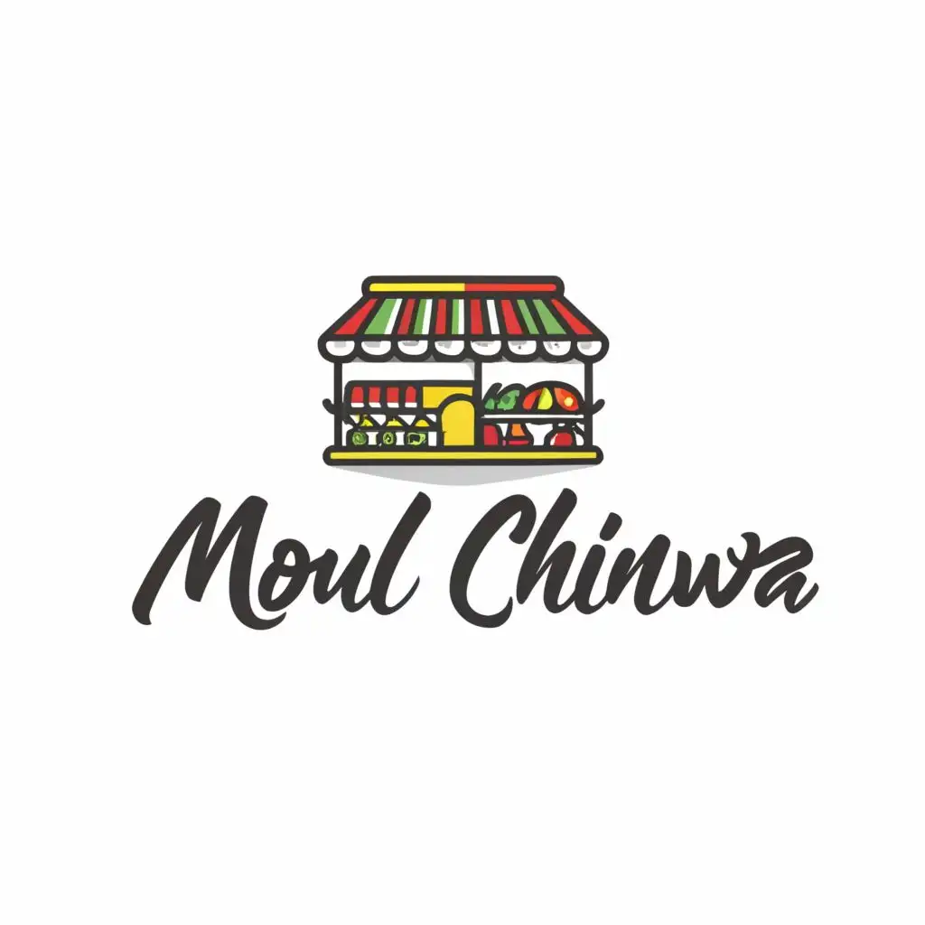 a logo design,with the text "Moul Chinwa", main symbol:asian supermarket,Moderate,clear background