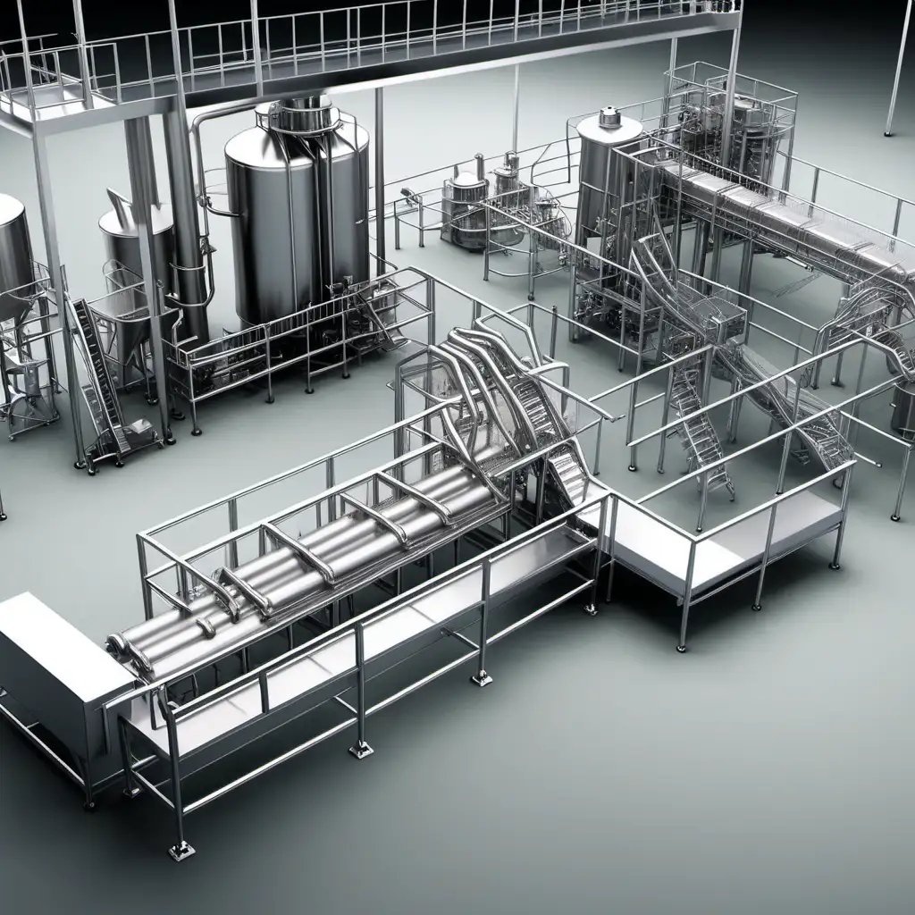 Modern PlantBased Protein Production Line