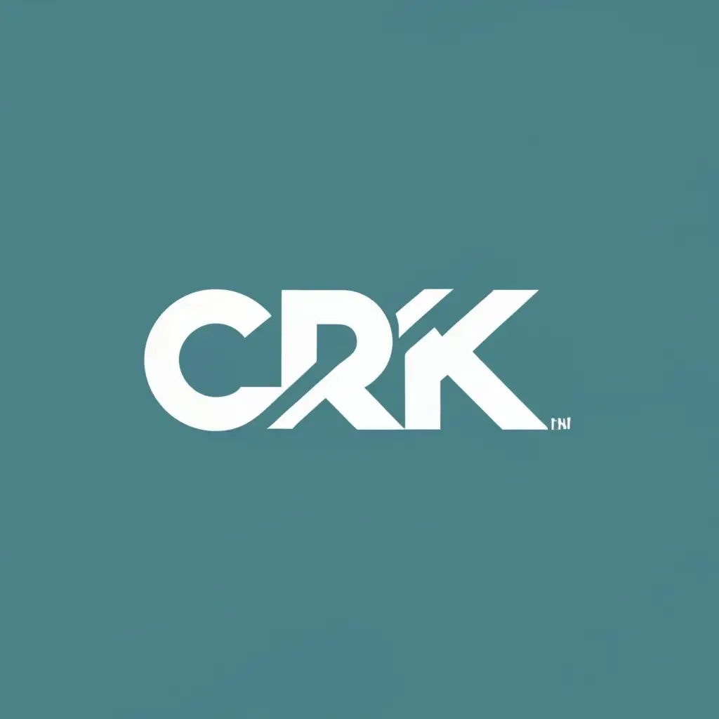 logo, crk, with the text "crk", typography, be used in Internet industry