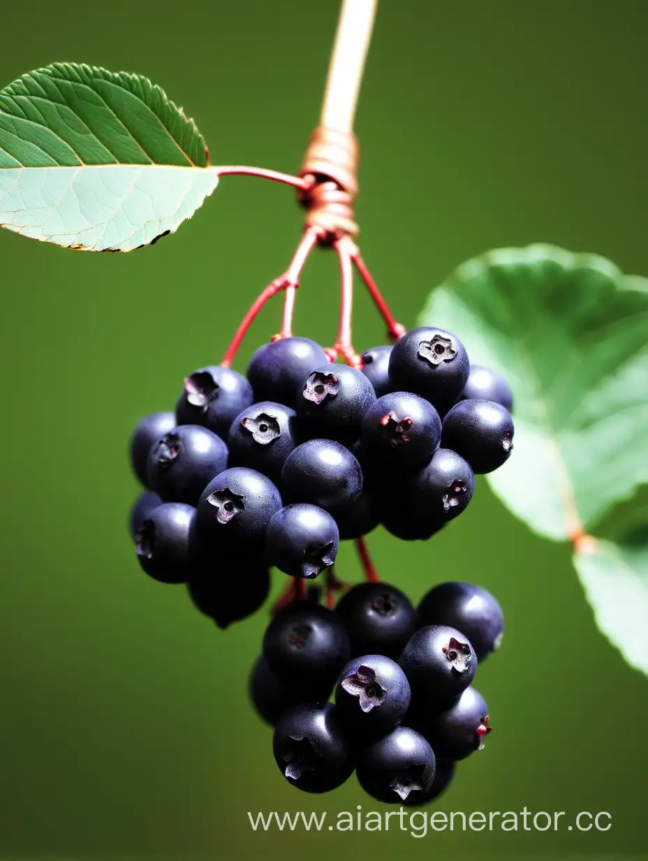 Fresh-Aronia-Berries-on-Rustic-Wooden-Table