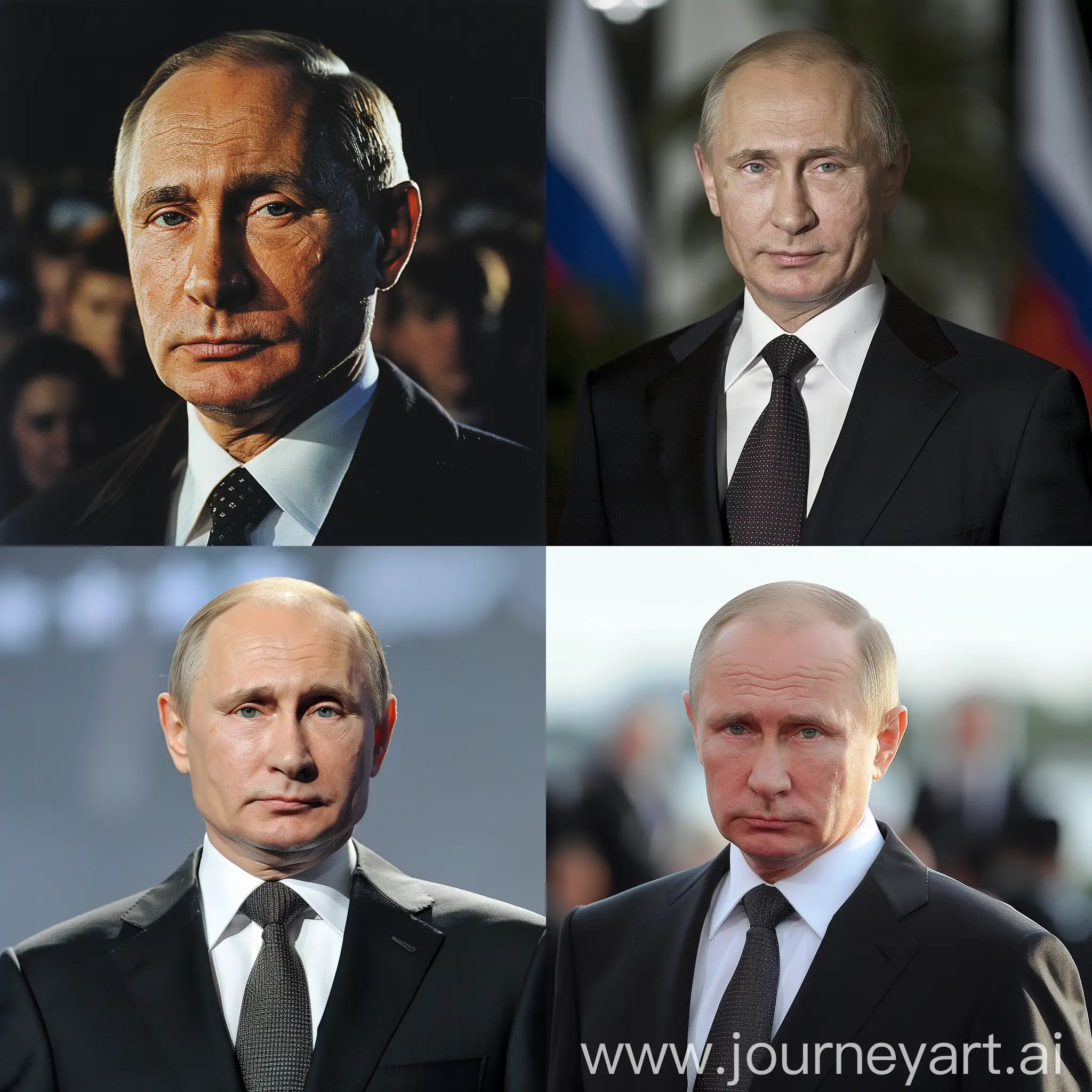 Vladimir-Putin-Portrait-with-Symmetrical-Composition