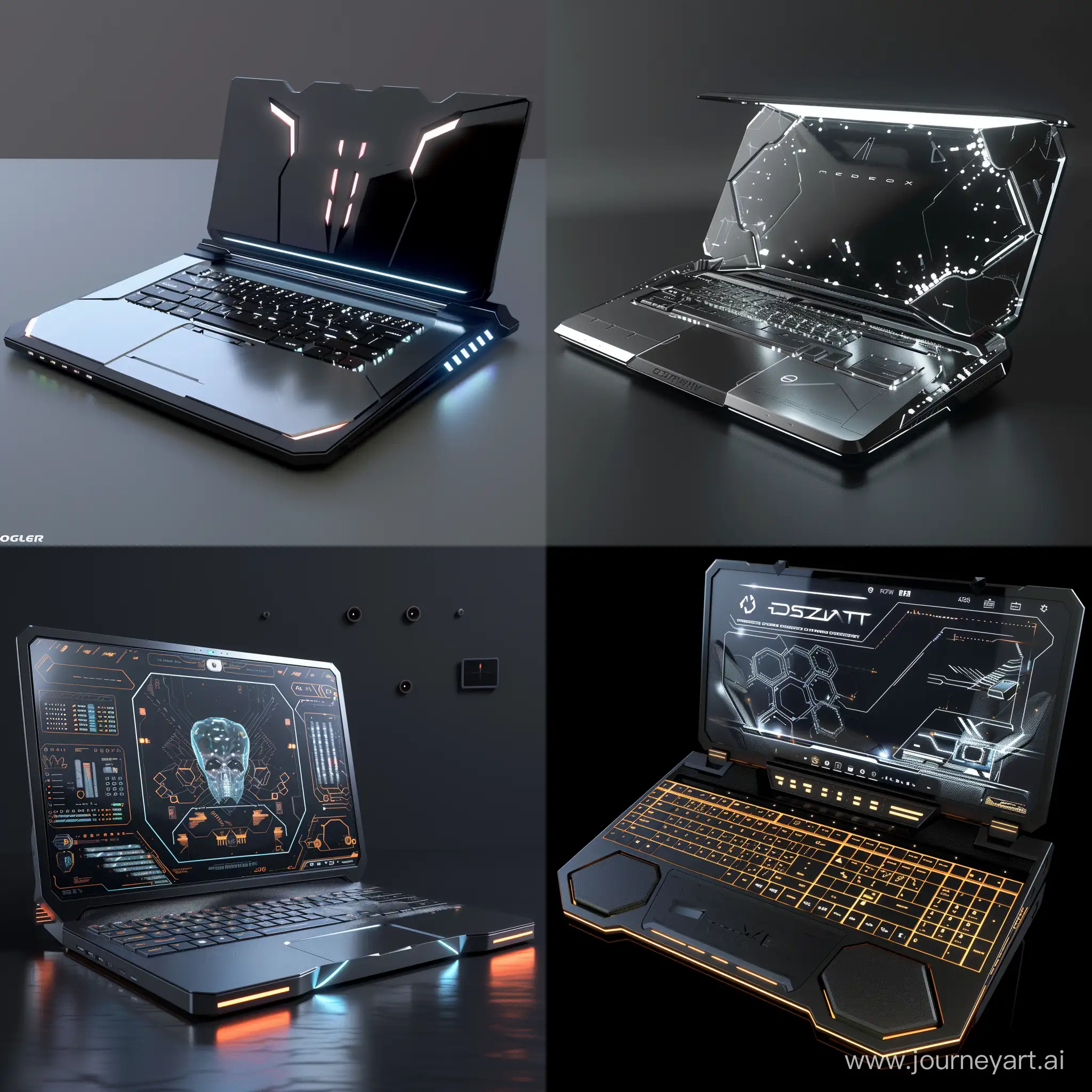 Futuristic-ImpactResistant-Laptop-Render-in-Octane
