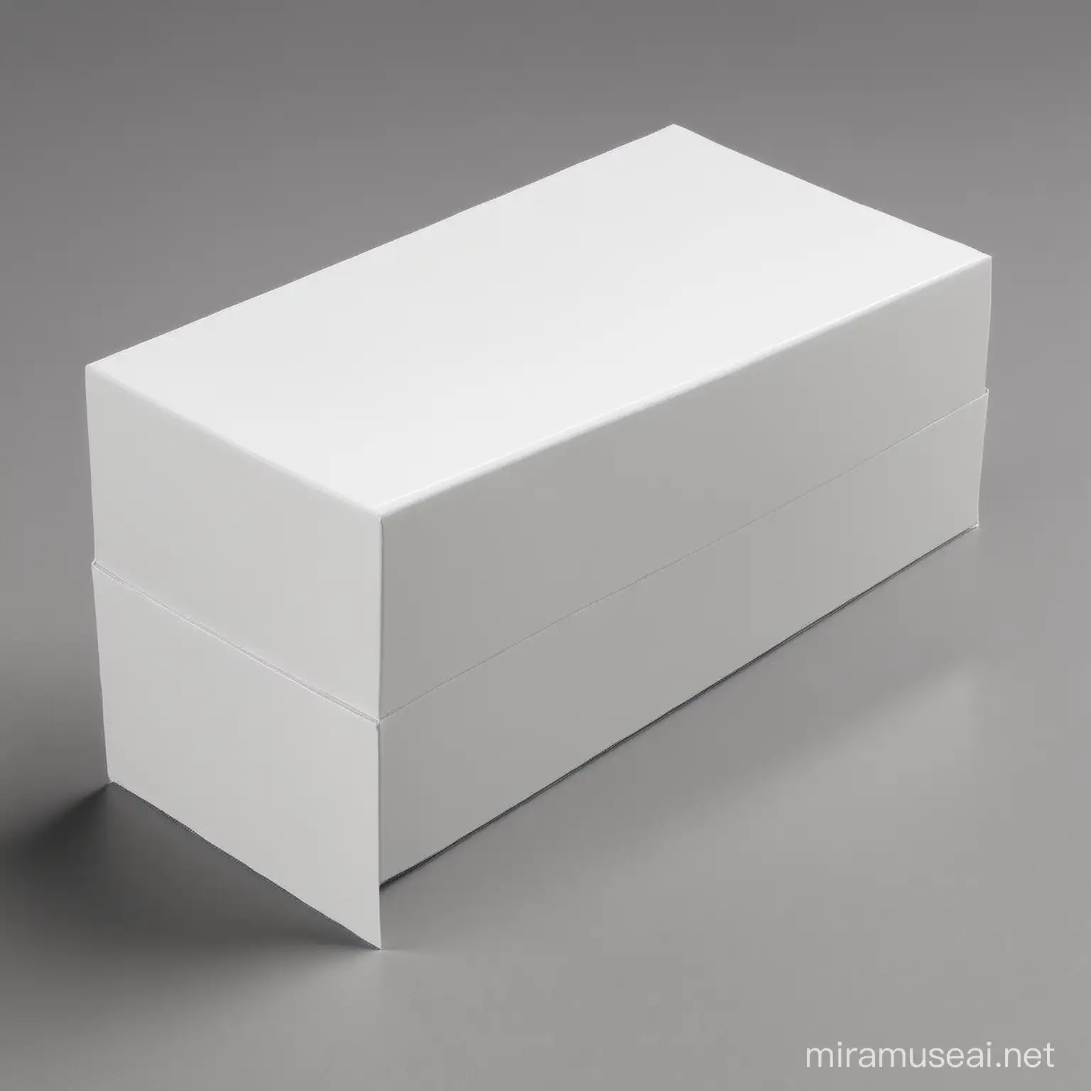 blank rectangular white box