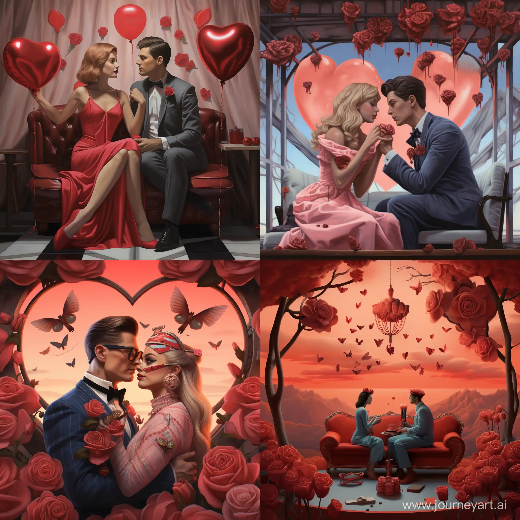 Romantic-Valentines-Day-Couple-Portrait