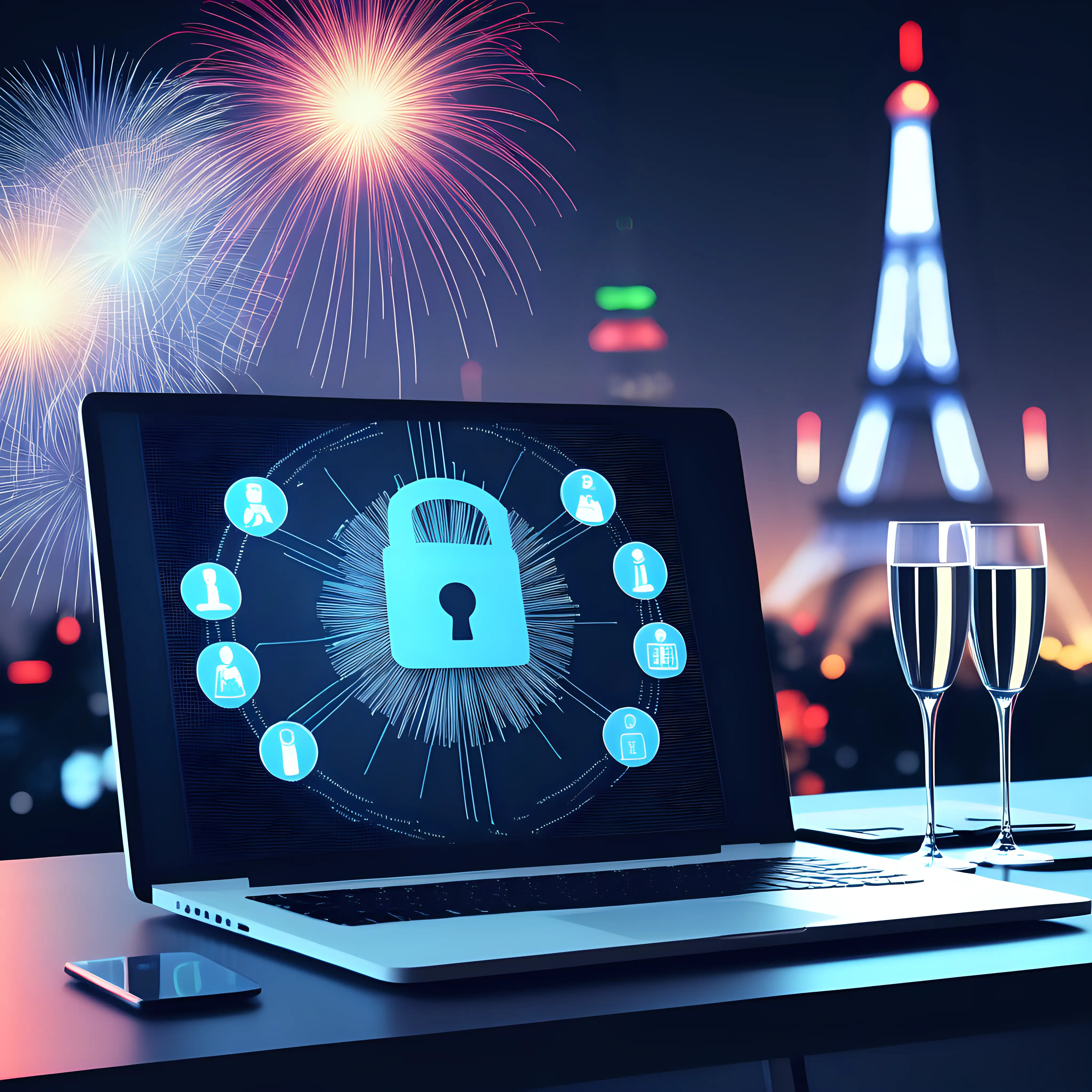 Celebrating Cyber Security on New Years Eve Digital Vigilance in Festive Times