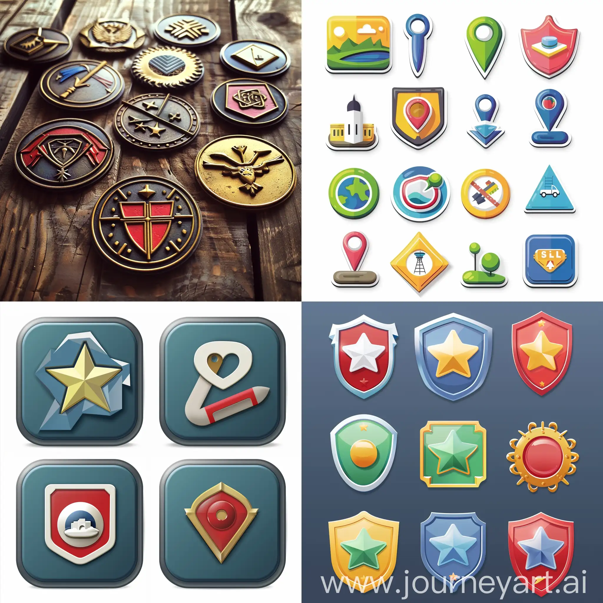 some badges for location Attributes