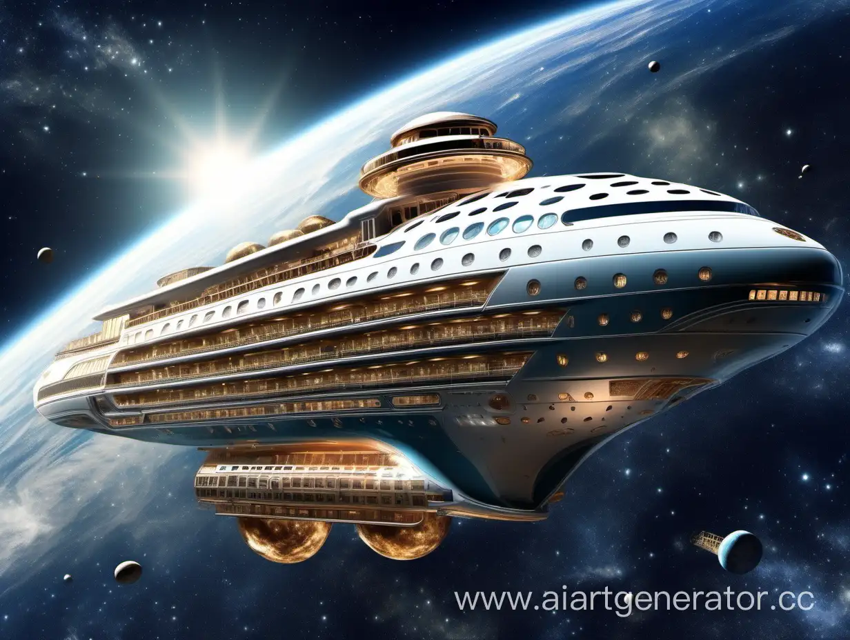 Luxury-Cosmic-Cruise-Liner-Soaring-Through-Space