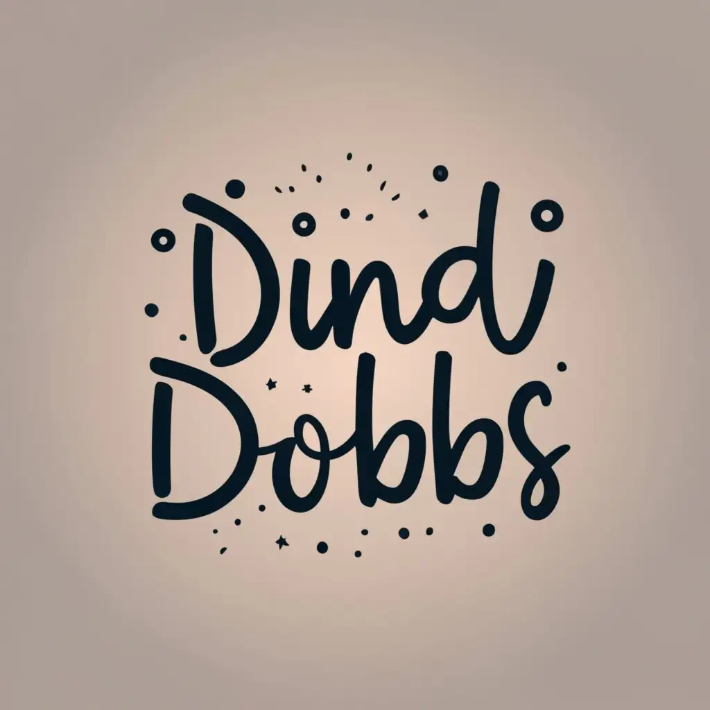logo, signature, with the text "Dindi Dobbs", typography, be used in Education industry