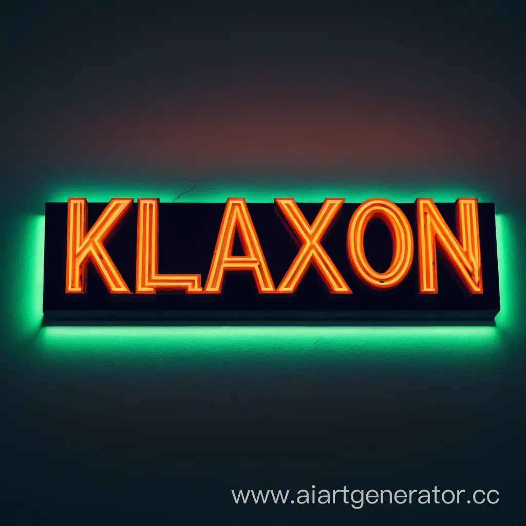 Klaxxon, Неон, Буквы