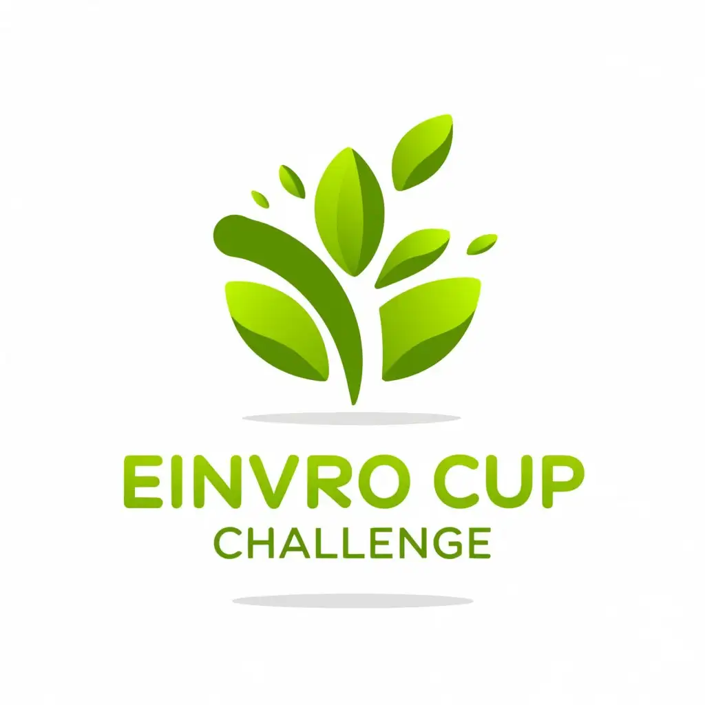 a logo design,with the text "Enviro CUP Challenge", main symbol:Environment Green Peaceful,complex,be used in Travel industry,clear background