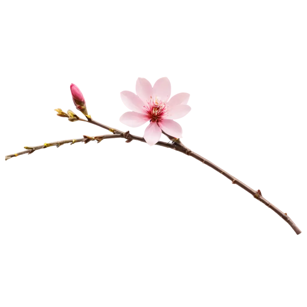 цветок без ветки сакуры
