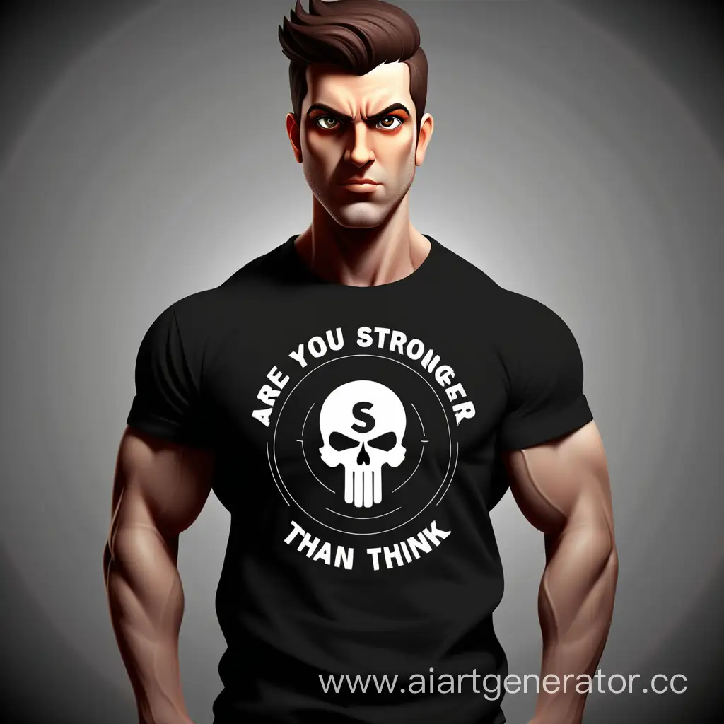 Unique Logo t-shirt Design for "ARE YOU STRONGER THAN YOU THINK"