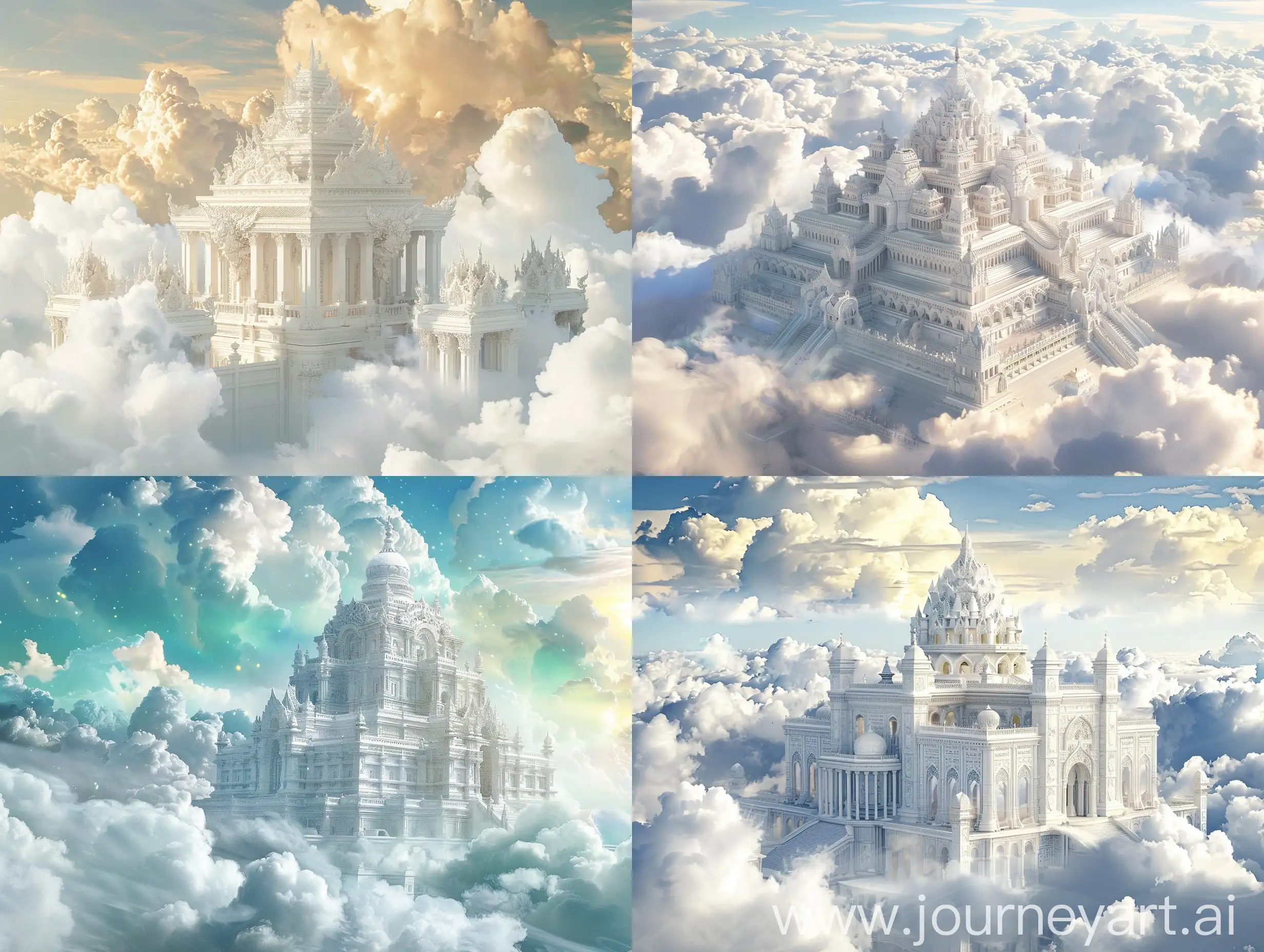 белый храм в небесвх