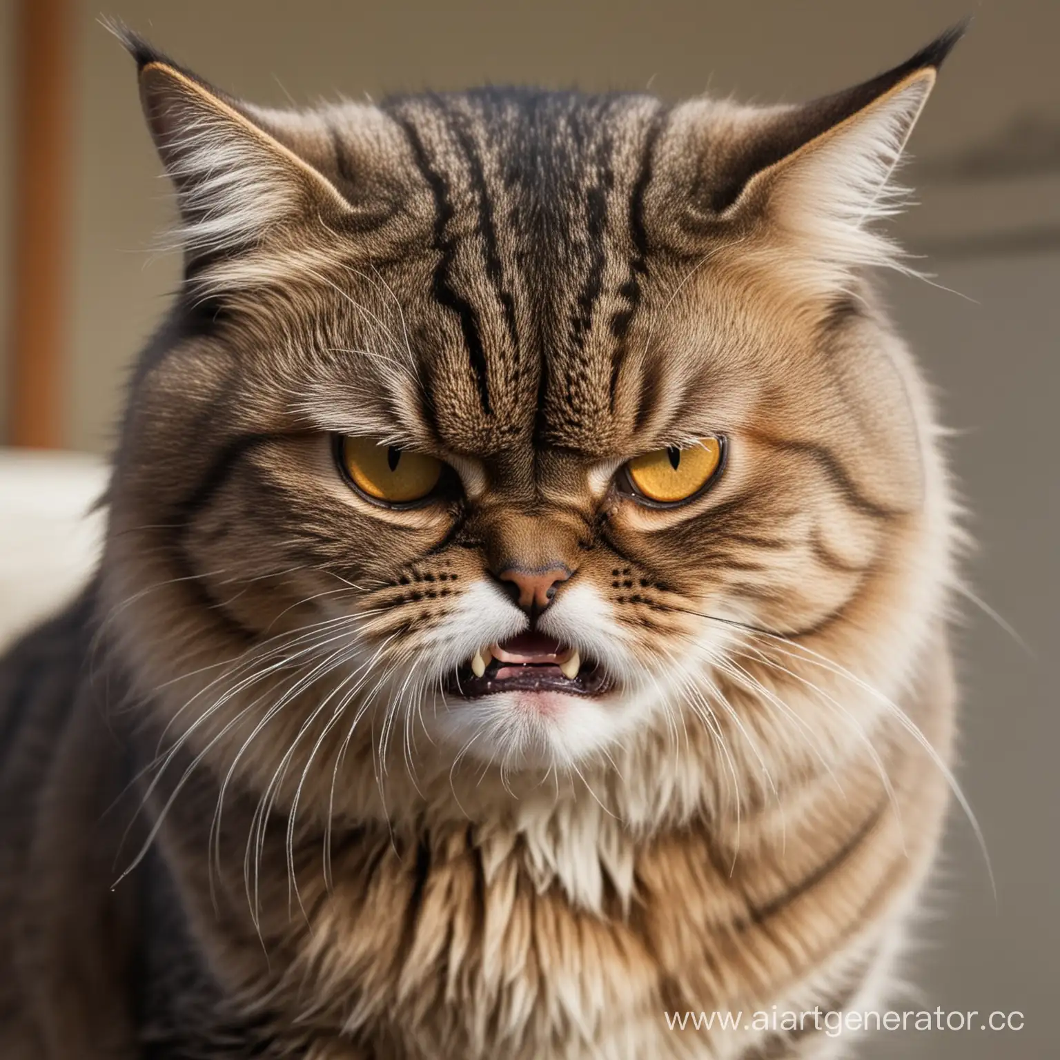 Furious-Feline-with-Intense-Eyes-and-Bristled-Fur