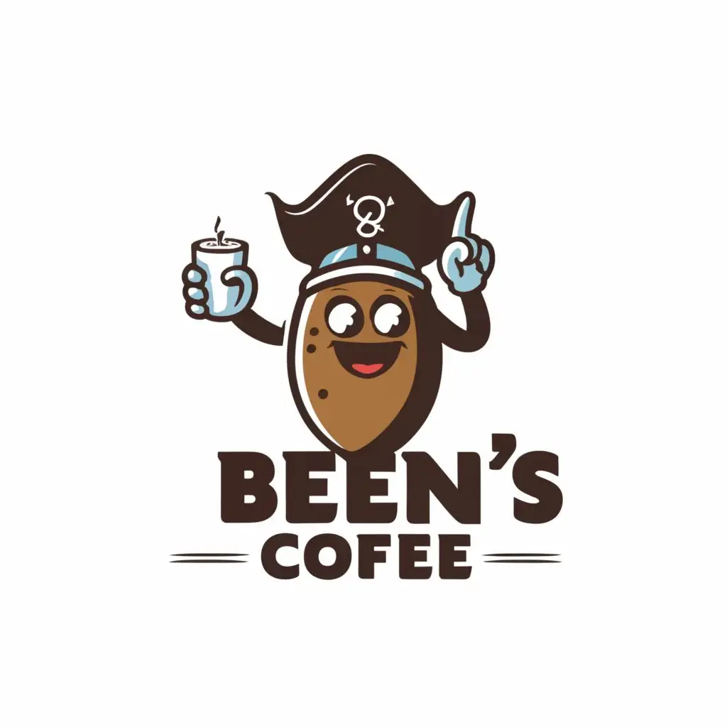 a logo design,with the text "Been's Coffee", main symbol:Coffe Beans with Cap,Moderate,clear background